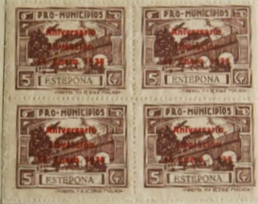 Estepona Sellos Postales Guerra Civil